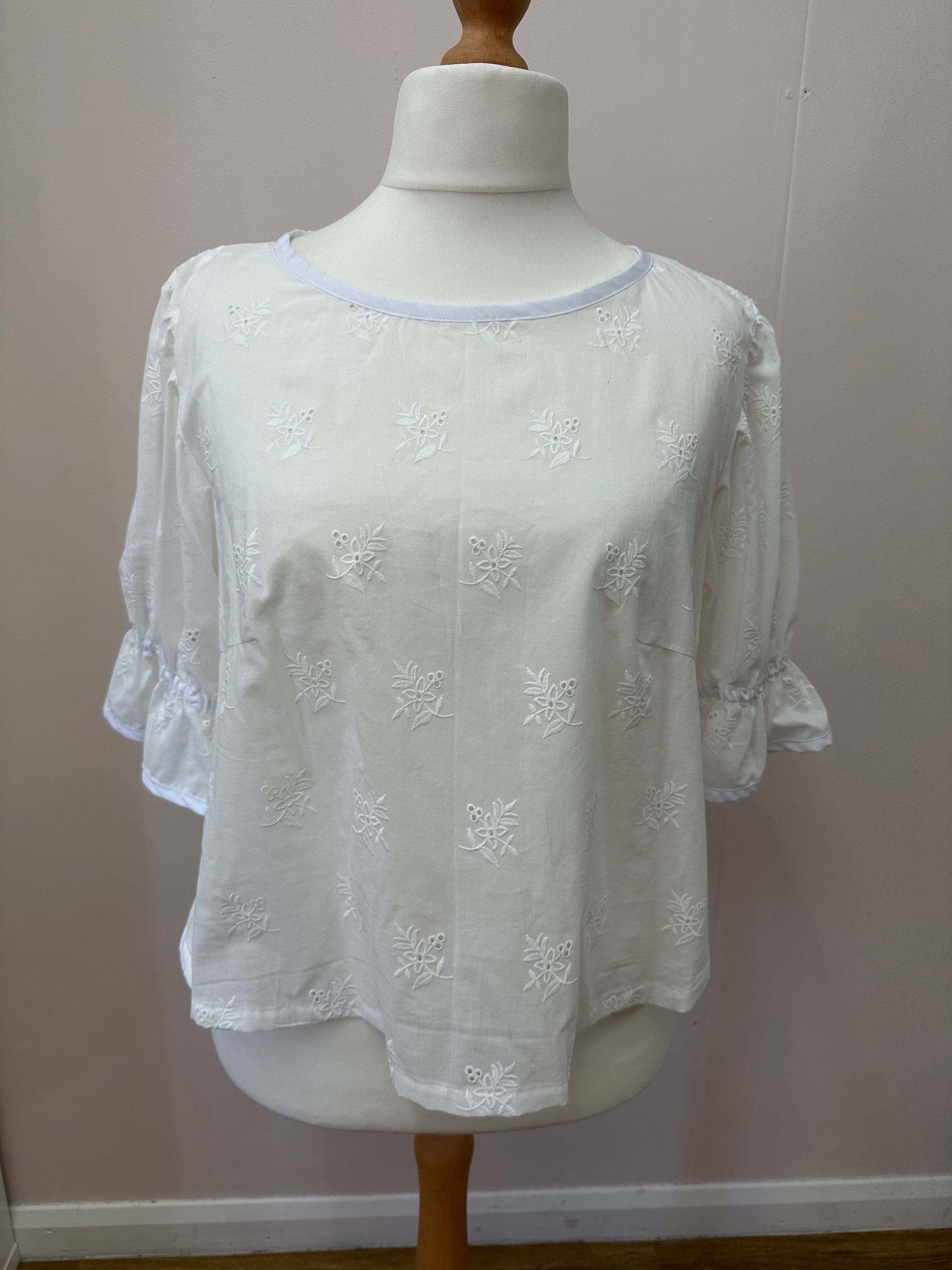 Voile Dream Top Short Sleeve Size L