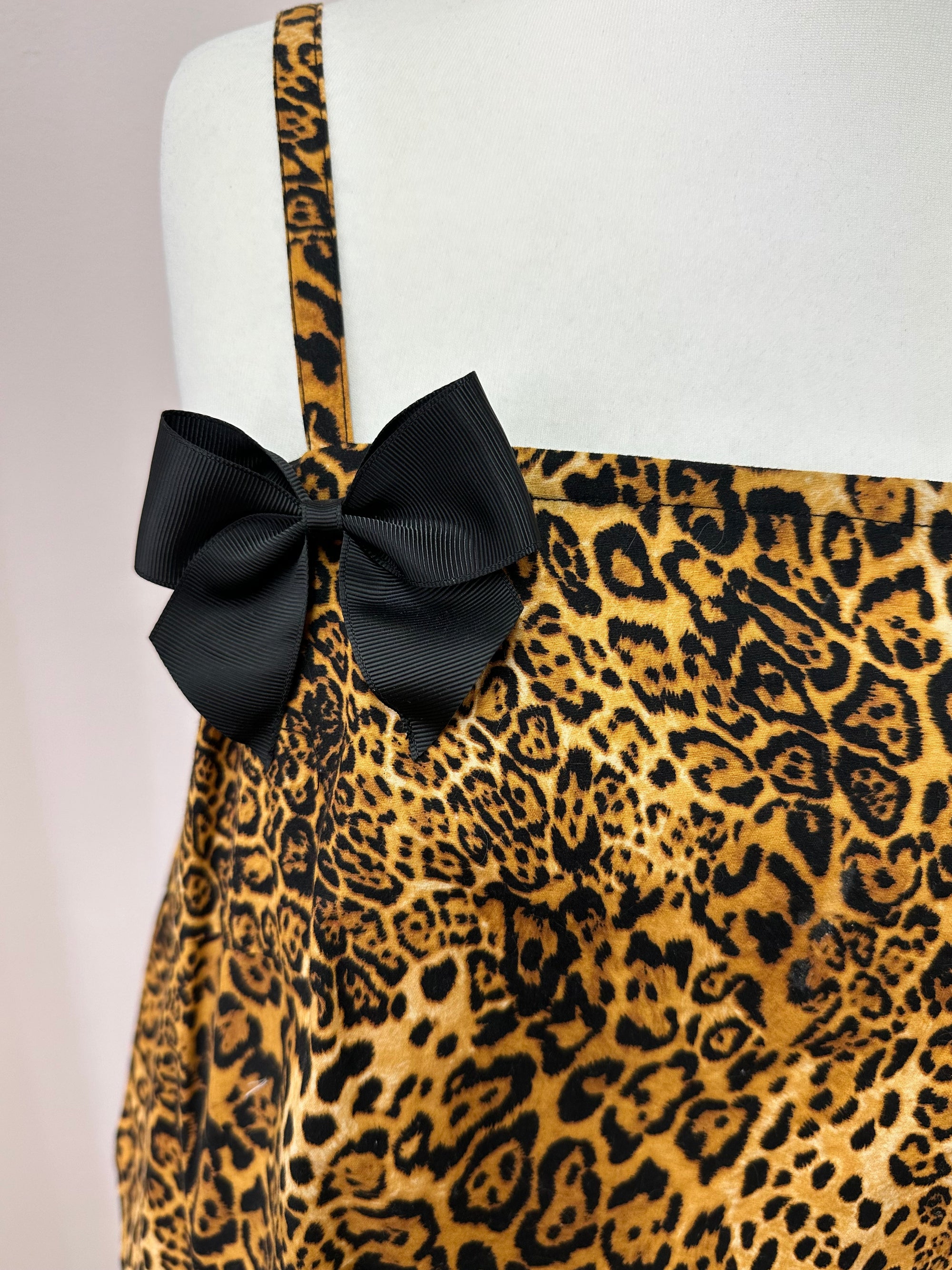Leopard Bow Cami Size L