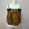 Leopard Bow Cami Size L