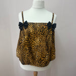 Leopard Bow Cami Size L