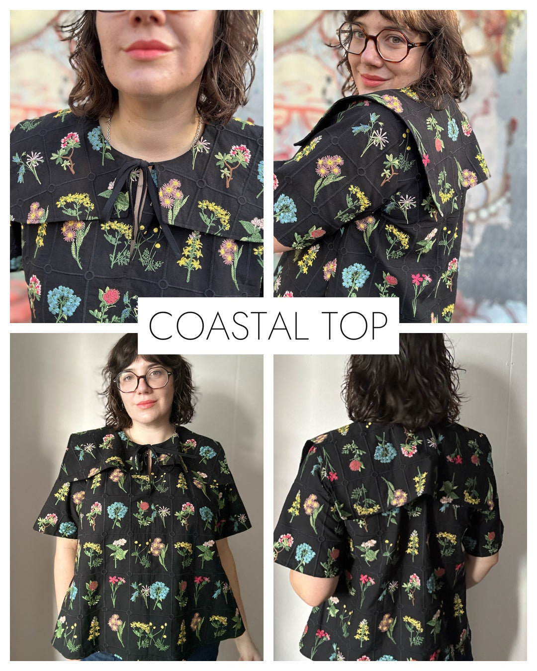 Limited Edition Embroidered Floral Fabric (all styles)