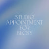 Studio appointment for Becky