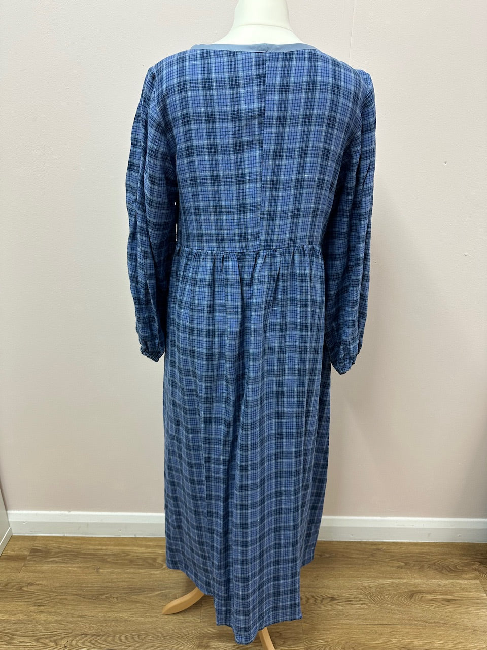 Check linen dream dress size XS 6/8 (ready to ship)
