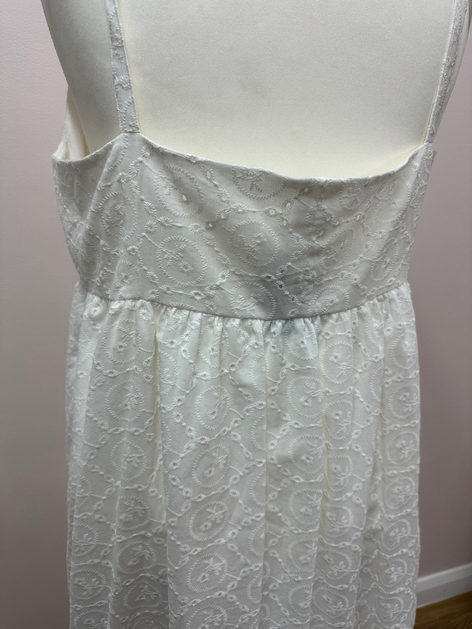 Broderie cami dress size L (18/20)