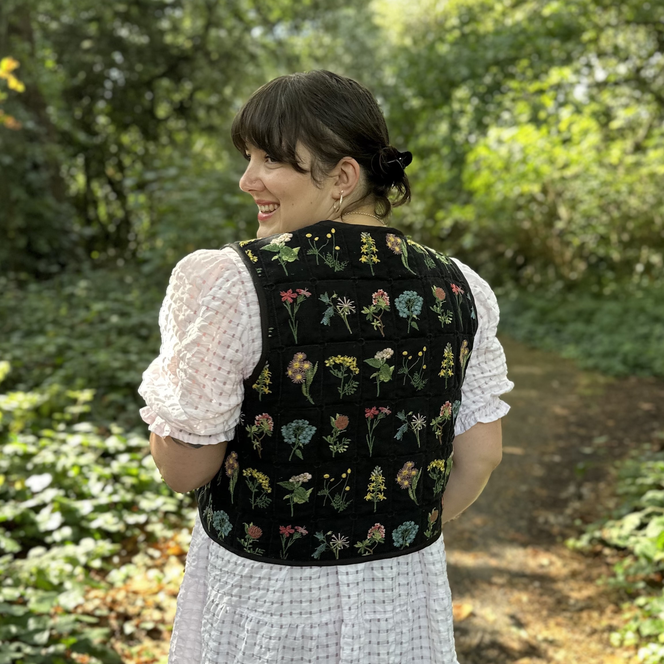 Quilted Embroidered vest – The Daydreamer London