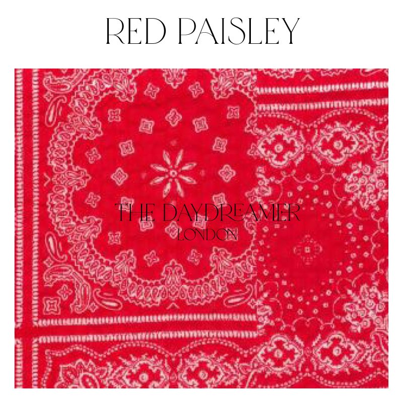 red paisley